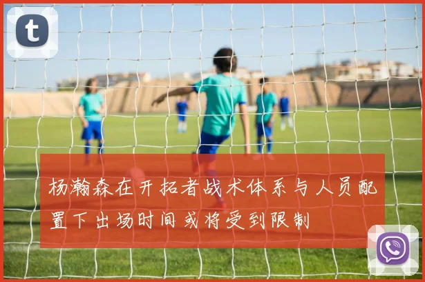 杨瀚森在开拓者战术体系与人员配置下出场时间或将受到限制